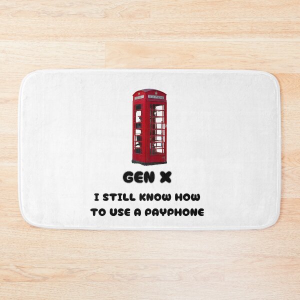 Item preview, Retro red Phone Box Tee, Gen X I still Know How T-shirt designed and sold by Teechuckle.