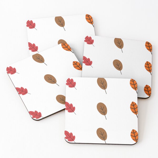 Item preview, Minimalist Autumn Leaves Pattern Cute Aesthetic Fall Motif Sticker Pack designed and sold by Art IN Pack.