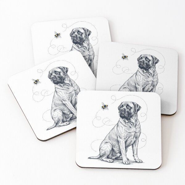 Item preview, Mastiff Bumble Bee Honeybee Dog Lover designed and sold by Kimberley King Art  King Art.