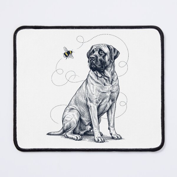 Item preview, Mastiff Bumble Bee Honeybee Dog Lover designed and sold by Kimberley King Art King Art.