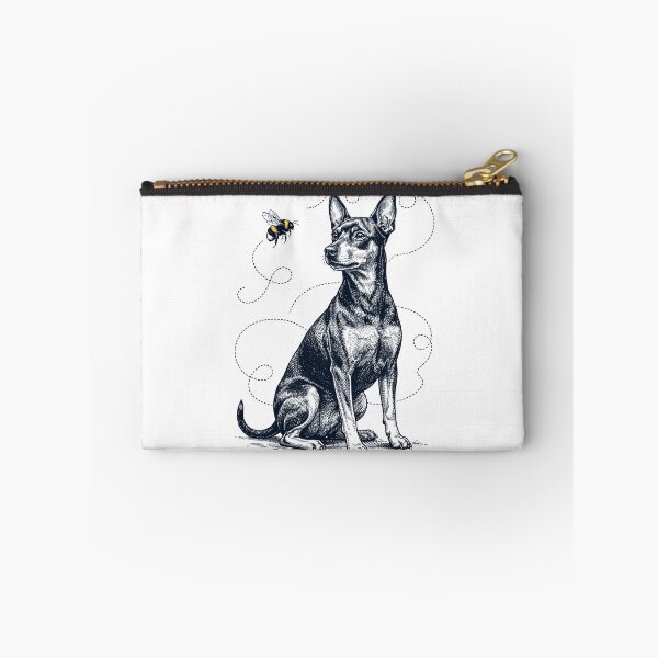 Item preview, Miniature Pinscher Bumble Bee Honeybee Dog Lover designed and sold by Kimberley King Art  King Art.