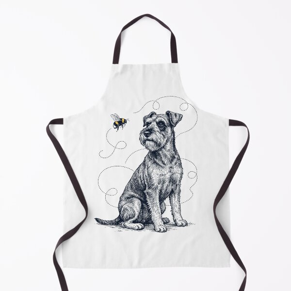 Item preview, Miniature Schnauzer Bumble Bee Honeybee Dog Lover designed and sold by Kimberley King Art King Art.