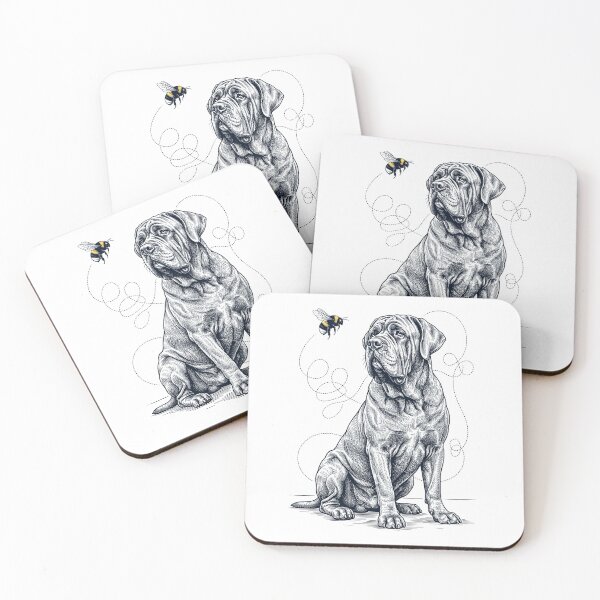 Item preview, Neapolitan Mastiff Bumble Bee Honeybee Dog Lover designed and sold by Kimberley King Art  King Art.