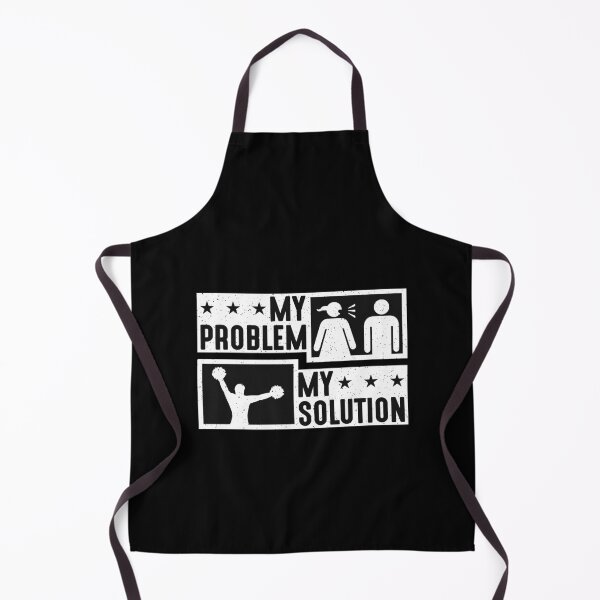 Item preview, Cheerleader My Problem My Solution Pictogram Dad designed and sold by tshirtconcepts.