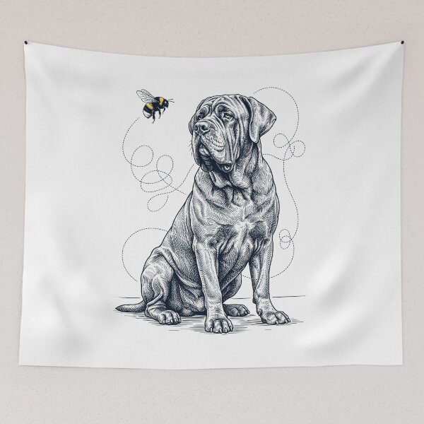 Item preview, Neapolitan Mastiff Bumble Bee Honeybee Dog Lover designed and sold by Kimberley King Art  King Art.