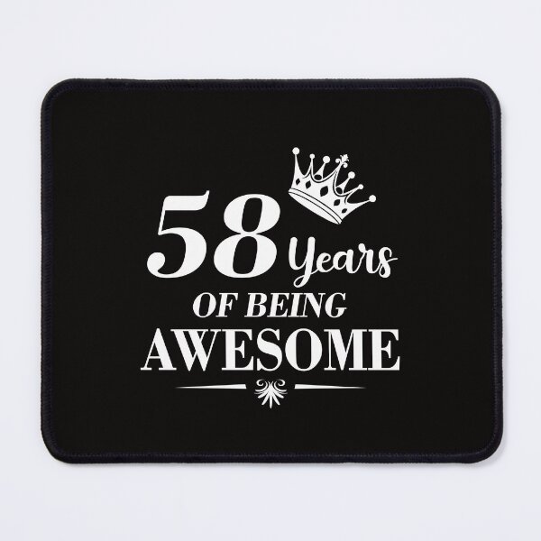 Item preview, 58 Years Of Being Awesome 58th Birthday Gift For Her designed and sold by FernaRoje.