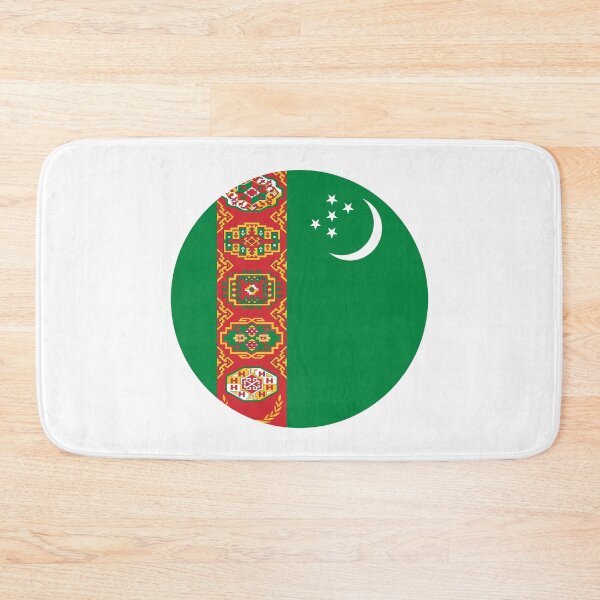 Item preview, Turkmenistan Circle Flag TM designed and sold by shitpostee.