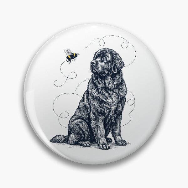 Item preview, Newfoundland Bumble Bee Honeybee Dog Lover designed and sold by Kimberley King Art  King Art.