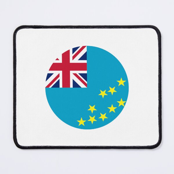 Item preview, Tuvalu Circle Flag TV designed and sold by shitpostee.
