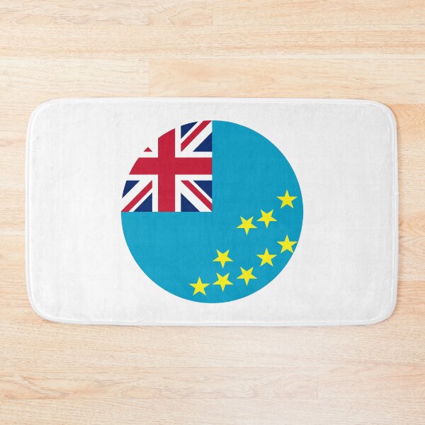 Item preview, Tuvalu Circle Flag TV designed and sold by shitpostee.