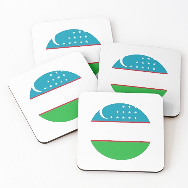 Item preview, Uzbekistan Circle Flag UZ designed and sold by shitpostee.