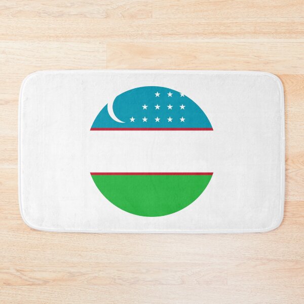 Item preview, Uzbekistan Circle Flag UZ designed and sold by shitpostee.