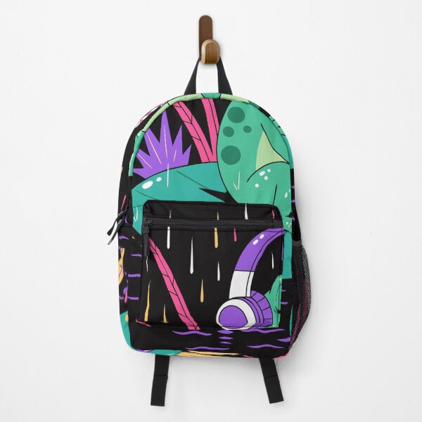 Item preview, Pegatina de rana verde escuchando música lo-fi designed and sold by inkfusionhub99.