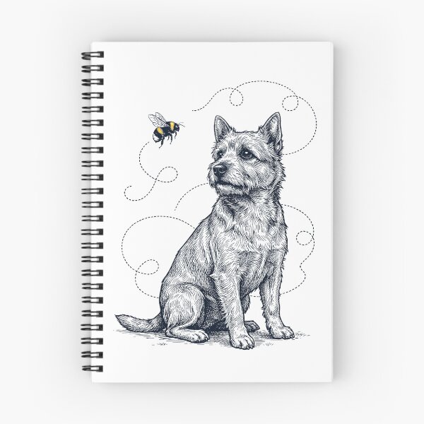 Item preview, Amante de los perros Norwich Terrier Bumble Bee Honeybee designed and sold by Kimberley King Art  King Art.
