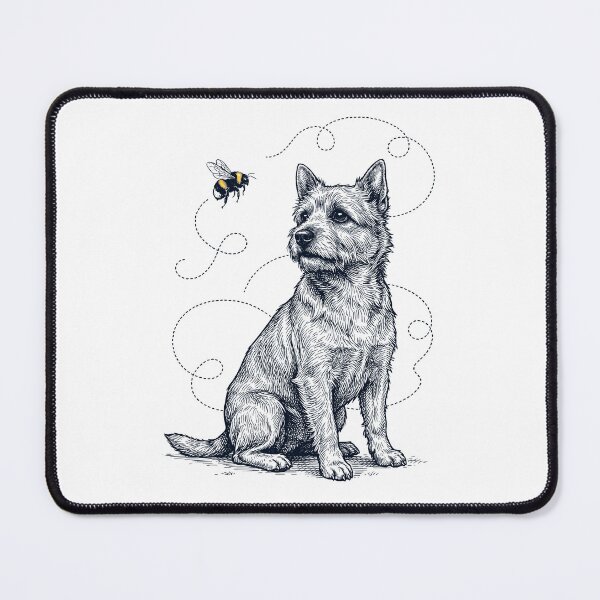 Item preview, Norwich Terrier Bumble Bee Honeybee Dog Lover designed and sold by Kimberley King Art King Art.