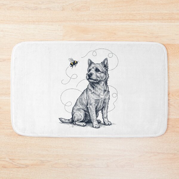 Item preview, Norwich Terrier Bumble Bee Honeybee Dog Lover designed and sold by Kimberley King Art  King Art.