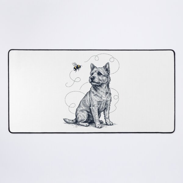 Item preview, Norwich Terrier Bumble Bee Honeybee Dog Lover designed and sold by Kimberley King Art  King Art.
