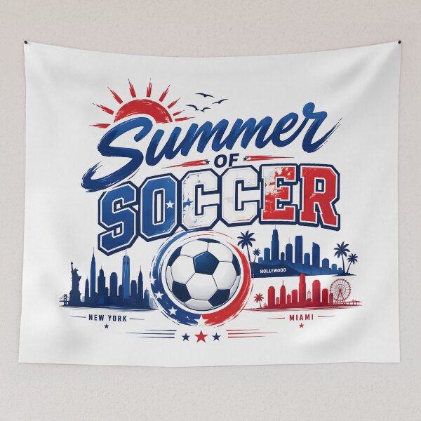 Item preview, summer soccer, USA soccer gifts, soccer summer vibes, football summer, outdoor soccer designed and sold by TrueArtVibes.