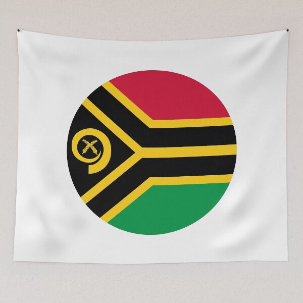 Item preview, Vanuatu Circle Flag VU designed and sold by shitpostee.