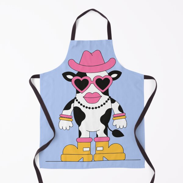 Item preview, Cute Cow Pink Cowboy Hat Sticker designed and sold by inkfusionhub99.