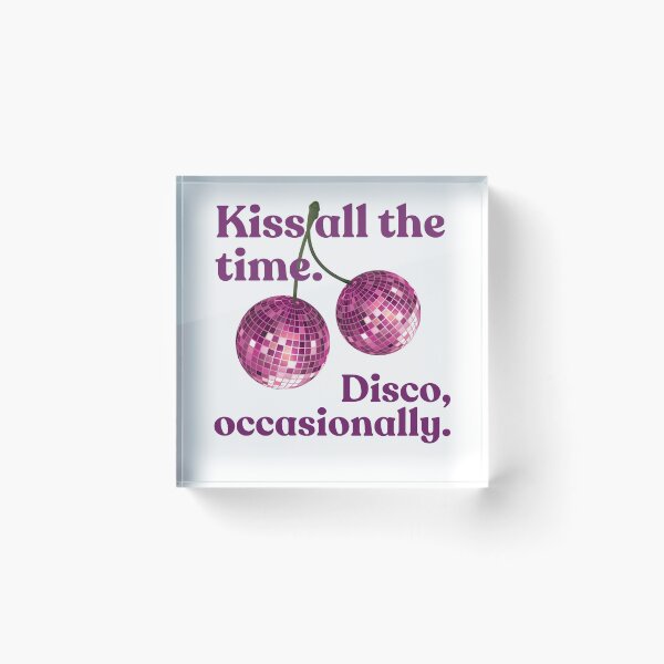 Item preview, Kiss All The Time. Disco, Occasionally.  Pop Music Graphic. designed and sold by swiftsparq.