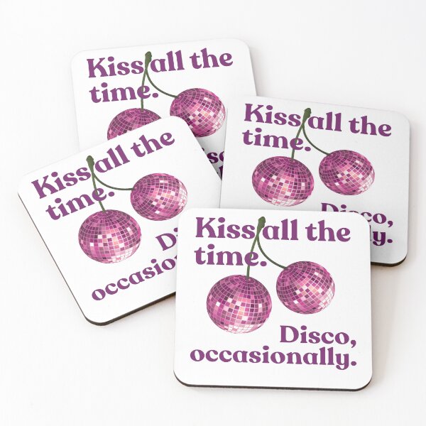Item preview, Kiss All The Time. Disco, Occasionally.  Pop Music Graphic. designed and sold by swiftsparq.