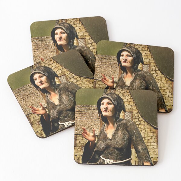 Item preview, Fantasy Witch Medieval Village Halloween Art designed and sold by Vac1.