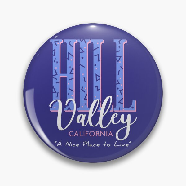 Item preview, Hill Valley California – A Nice Place to Live Vintage Travel Design designed and sold by Design Hobo.