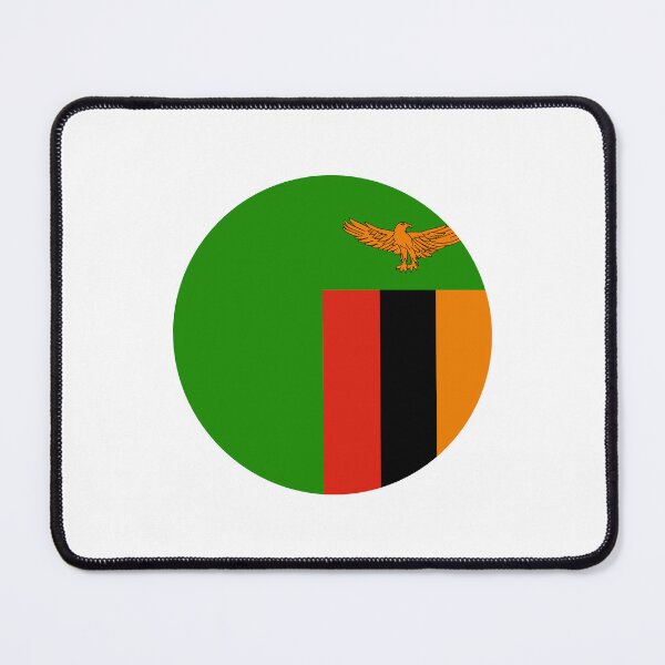 Item preview, Zambia Circle Flag ZM designed and sold by shitpostee.