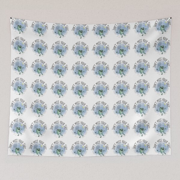 Item preview, Don’t Miss Your Shot | Cute Frog Tennis Design designed and sold by Xatutik.art.