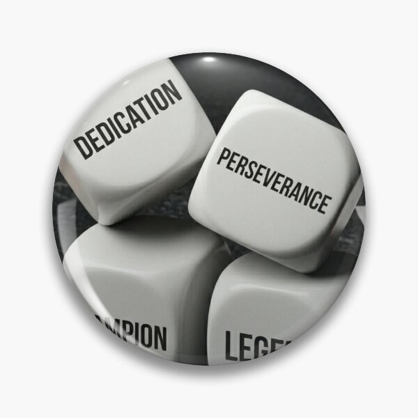 Item preview, Dedication Perseverance Champion Legend Dice Motivational Gym Quote T-Shirt designed and sold by RAMHEARTS.