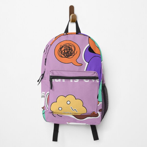Item preview, Funny Orange Cat Existential Crisis Sticker designed and sold by inkfusionhub99.