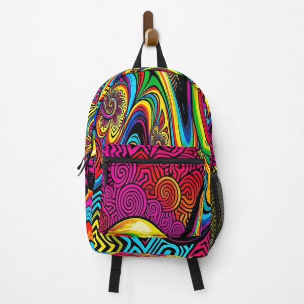 Item preview, Neon-colored abstract pop art pattern inspired by Andy Warhol in a modern psychedelic style designed and sold by FotoworldEdel.