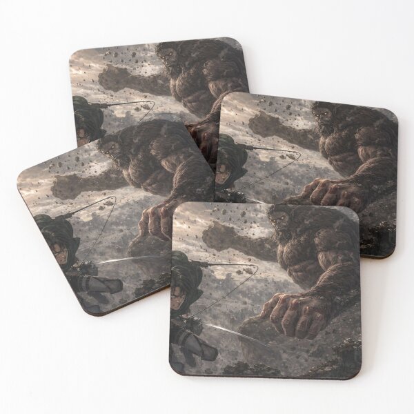 Item preview, Levi vs Beast Titan Fan Art designed and sold by Kaizen Curse.