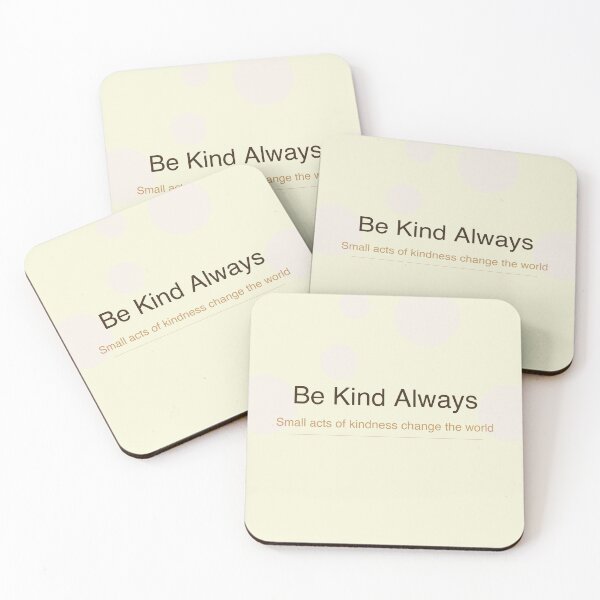 Item preview, Be Kind Always Minimal Typography Quote designed and sold by radou88.