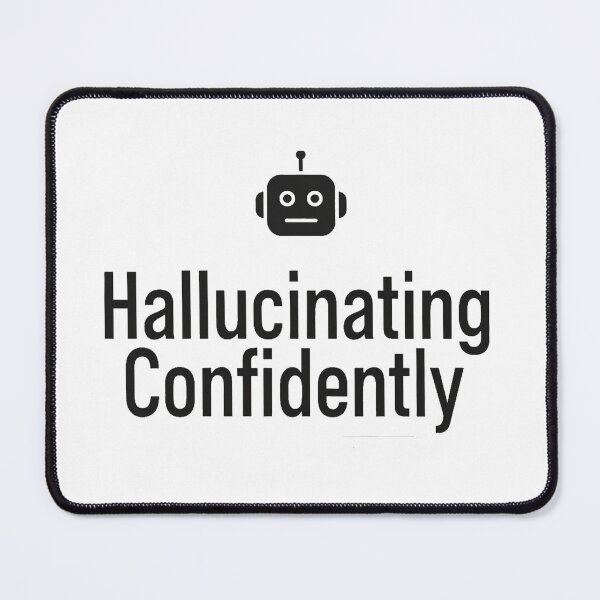 Item preview, Hallucinating Confidently Funny AI LLM Humor designed and sold by Pinghaksh.