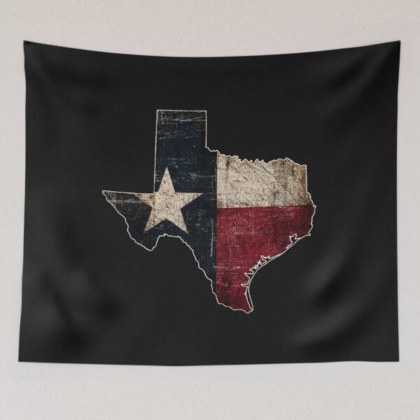 Item preview, Distressed Texas State Map Flag - Weathered Lone Star Pride 4TH JULY designed and sold by FizjoHed.