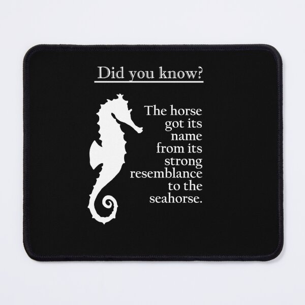 Item preview, Seahorse Fun Fact Marine Biology Ocean Trivia designed and sold by marke770.