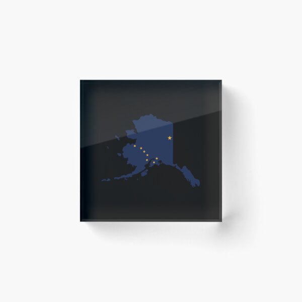 Item preview, Alaska State Shape Flag AK designed and sold by shitpostee.