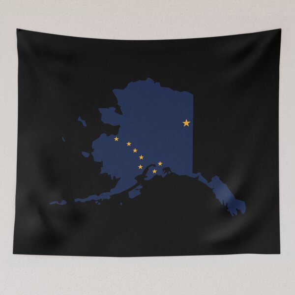 Item preview, Alaska State Shape Flag AK designed and sold by shitpostee.