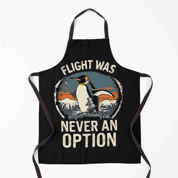 Item preview, Flight Was Never An Option - Funny Sarcastic Penguin Meme designed and sold by FizjoHed.