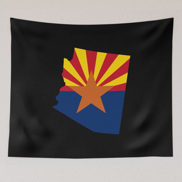 Item preview, Arizona State Shape Flag AZ designed and sold by shitpostee.