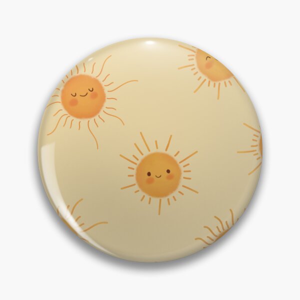 Item preview, Cute Kawaii Smiling Suns and Sunshine Pattern designed and sold by StoriesInGrain.