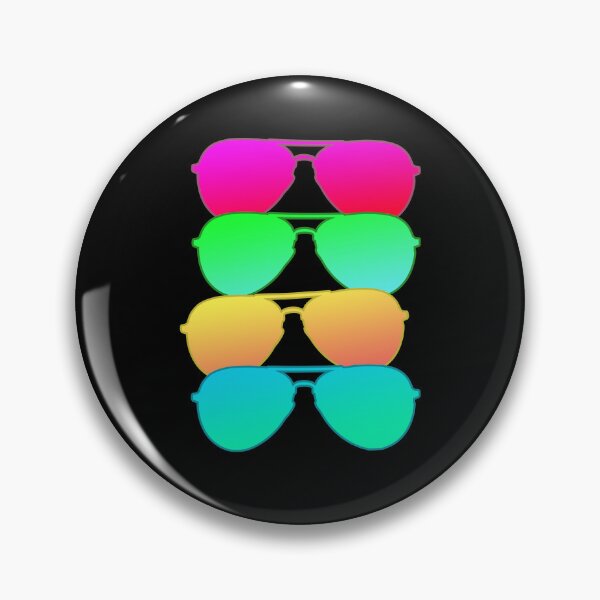 Item preview, Vibrant Gradient Aviator Sunglasses Retro Style designed and sold by marke770.