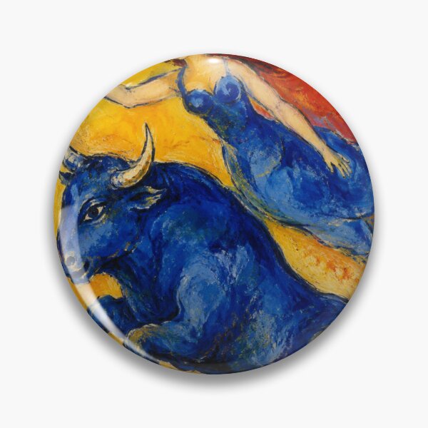 Item preview, Dream Rider of the Blue Bull – Surreal Expressionist Art designed and sold by Peanutspixel.