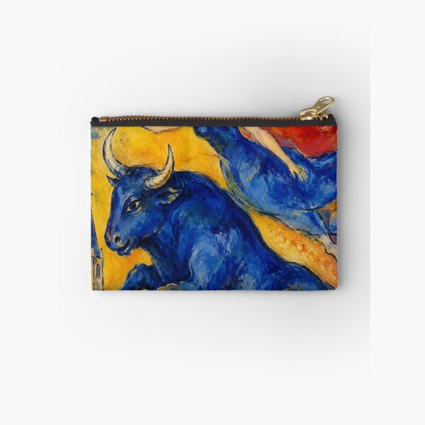 Item preview, Dream Rider of the Blue Bull – Surreal Expressionist Art designed and sold by Peanutspixel.