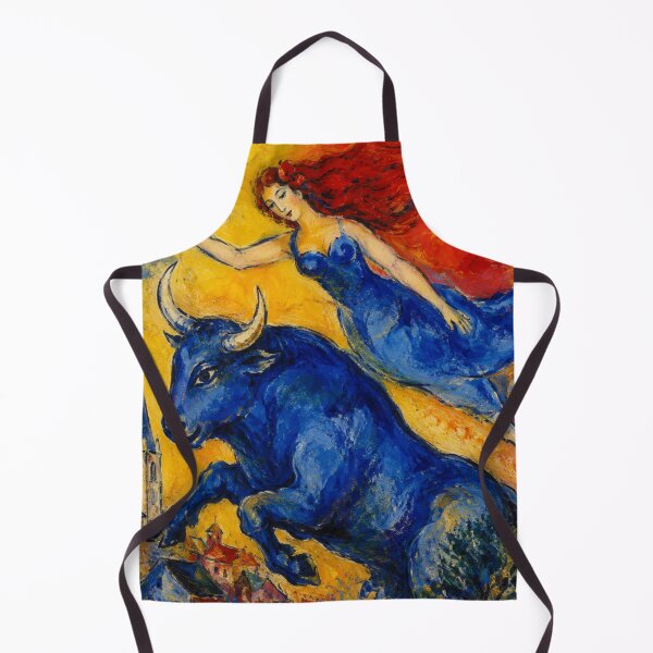 Item preview, Dream Rider of the Blue Bull – Surreal Expressionist Art designed and sold by Peanutspixel.