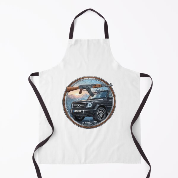 Item preview, Mercedes G-Class & AK-47: The Mechanical Fusion Badge designed and sold by MottotoTech.