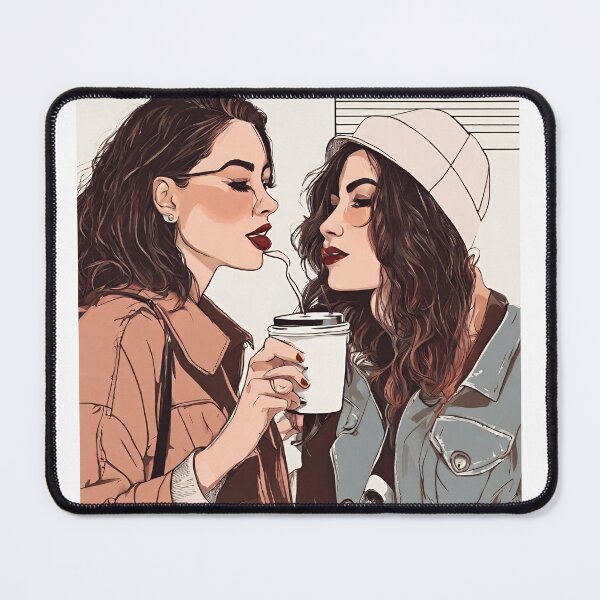 Item preview, Cute Couple Love Scene Illustration designed and sold by MMV2612.
