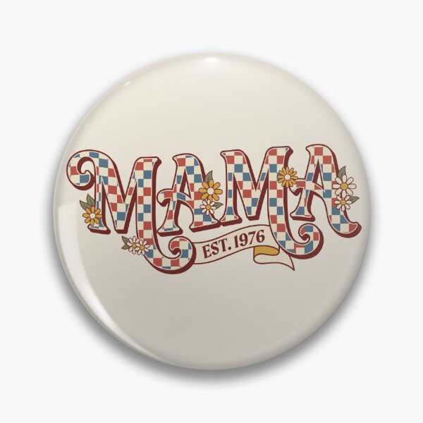 Item preview, Groovy Checkered Mama Est. 1976 designed and sold by KnockingLouder.